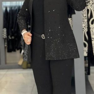 کت و شلوار طرح گل